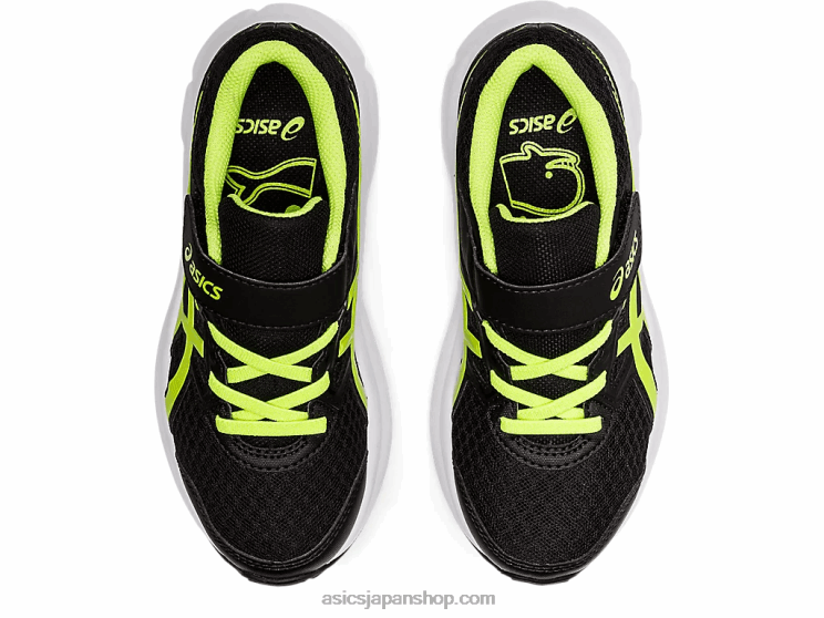 ジョルト 3 プリスクール L20V4529Asics ブラック/ハザードグリーン