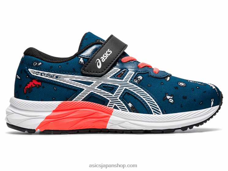 プレエキサイト7 プリスクール L20V4516Asics マコブルー/ホワイト