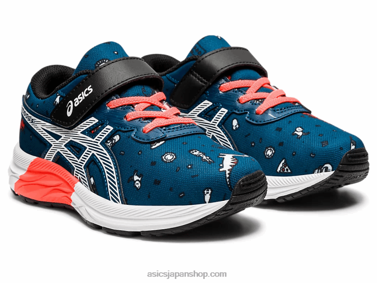 プレエキサイト7 プリスクール L20V4516Asics マコブルー/ホワイト