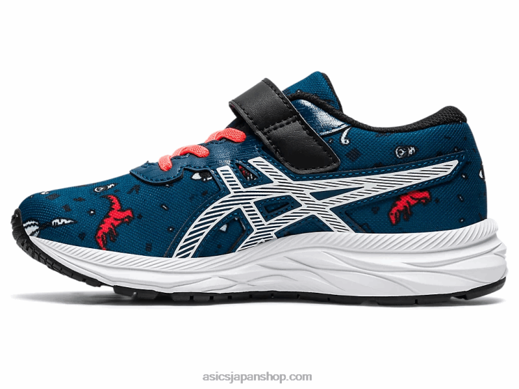 プレエキサイト7 プリスクール L20V4516Asics マコブルー/ホワイト