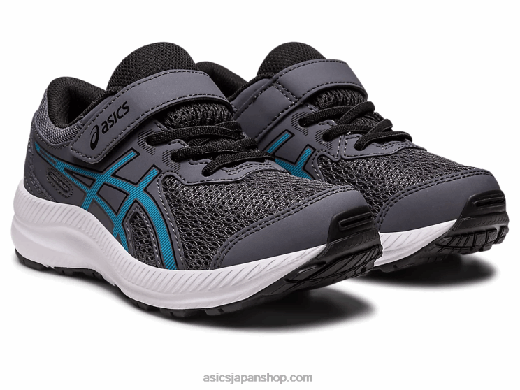 コンテスト 8 プリスクール L20V4241Asics キャリアグレー/アイランドブルー