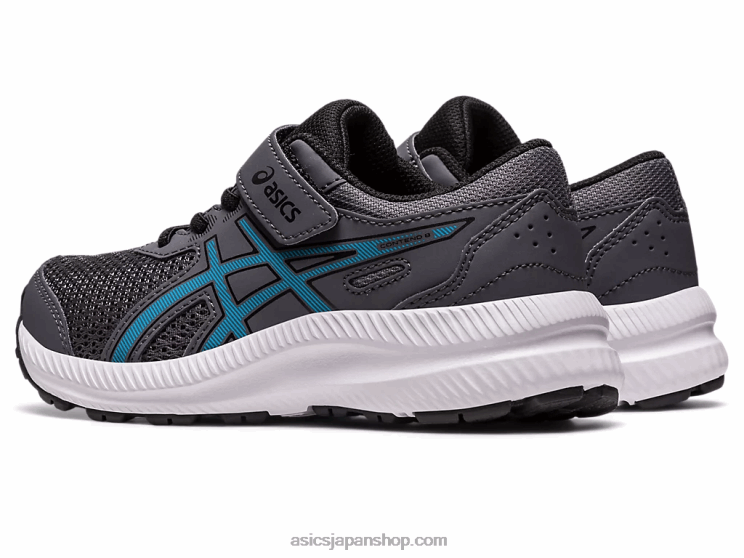 コンテスト 8 プリスクール L20V4241Asics キャリアグレー/アイランドブルー