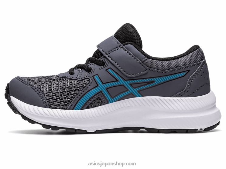 コンテスト 8 プリスクール L20V4241Asics キャリアグレー/アイランドブルー