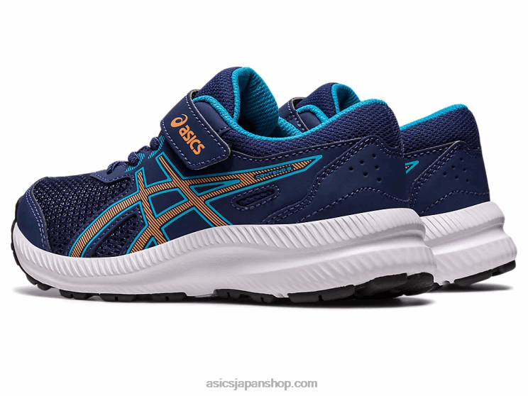 コンテスト 8 プリスクール L20V4252Asics インディゴブルー/サンピーチ