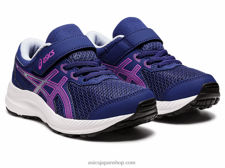 コンテスト 8 プリスクール L20V4396Asics ダイブブルー/オーキッド