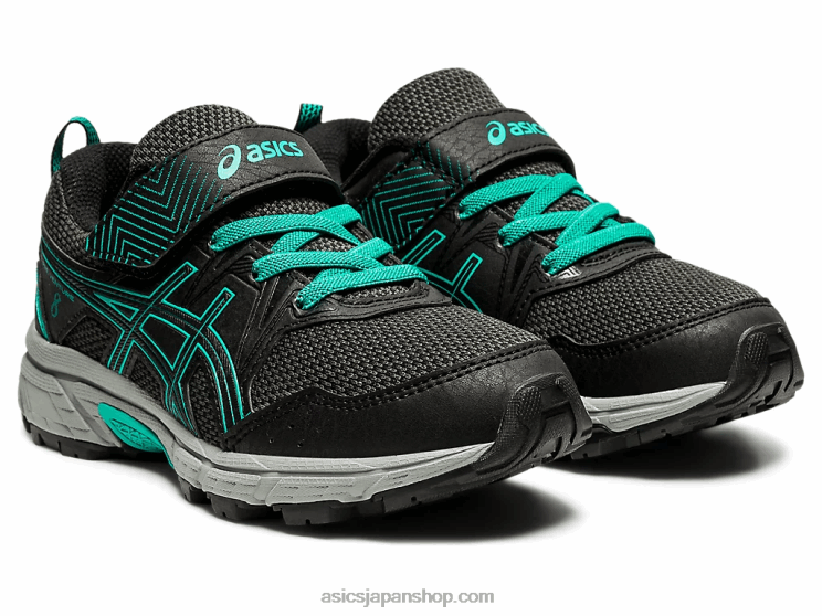 プレベンチャー8プリスクール L20V4497Asics ブラック/バルトジュエル