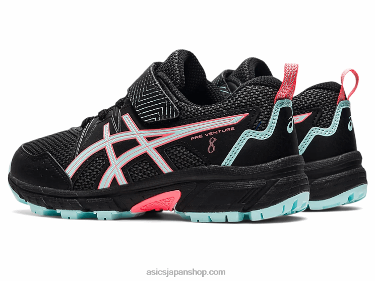 プレベンチャー8プリスクール L20V4501Asics ブラック/クリアブルー