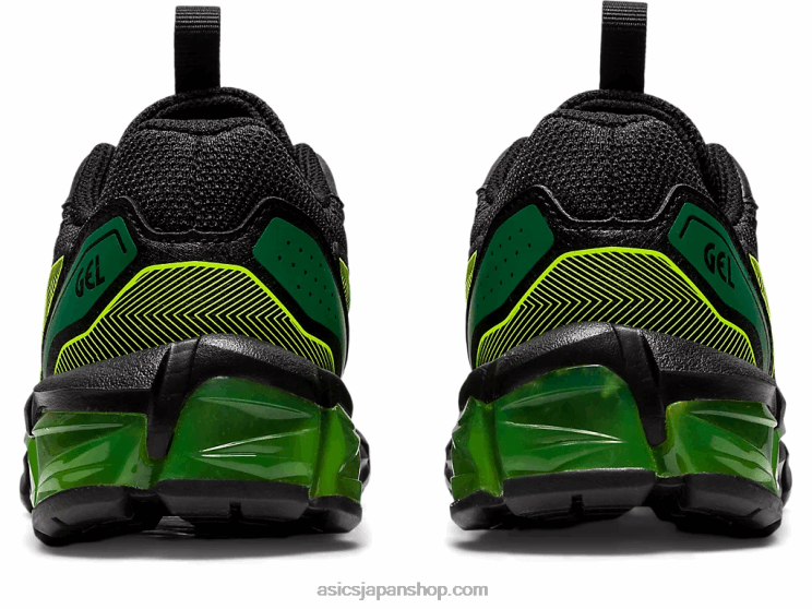 ゲル量子 90 3 就学前 L20V4355Asics ブラック/セーフティイエロー
