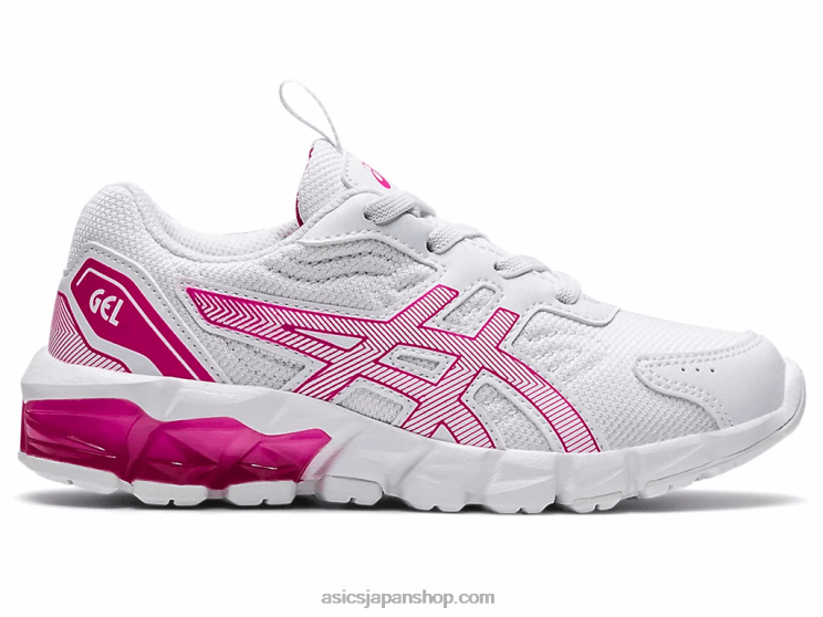 ゲル量子 90 3 就学前 L20V4514Asics ホワイト/ピンクレイブ