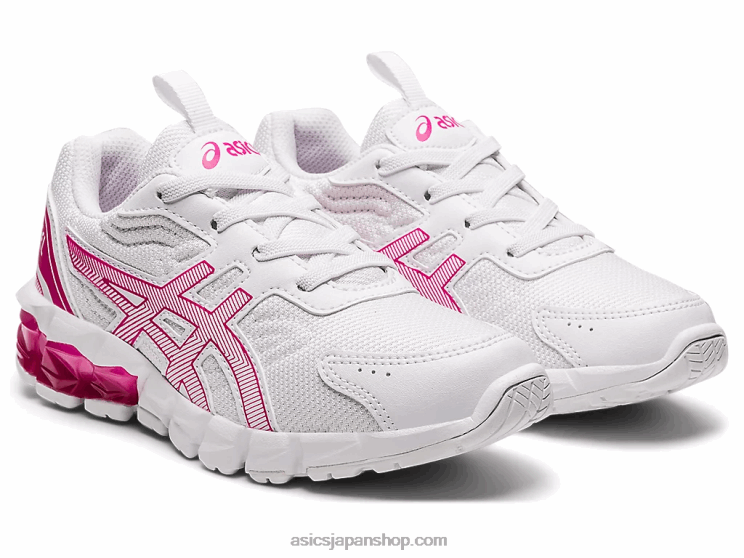 ゲル量子 90 3 就学前 L20V4514Asics ホワイト/ピンクレイブ