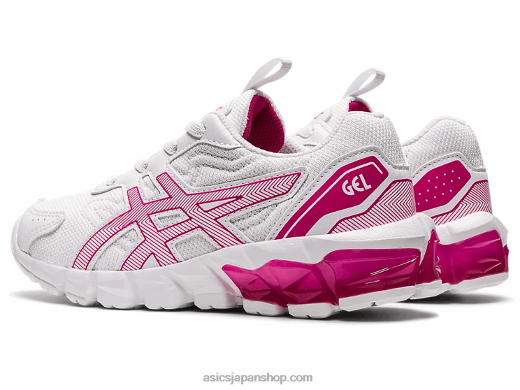 ゲル量子 90 3 就学前 L20V4514Asics ホワイト/ピンクレイブ