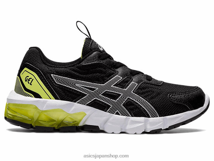 ゲル量子 90 3 就学前 L20V4526Asics ブラック/ピュアシルバー