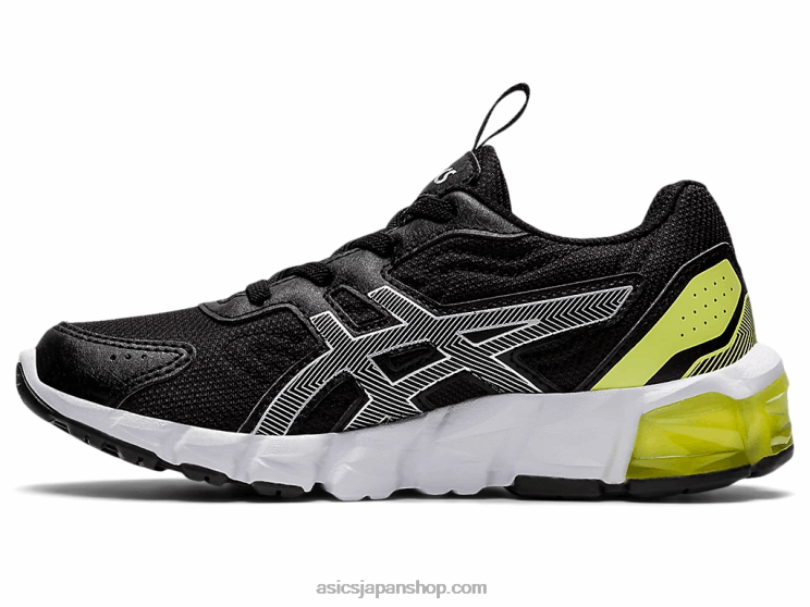 ゲル量子 90 3 就学前 L20V4526Asics ブラック/ピュアシルバー