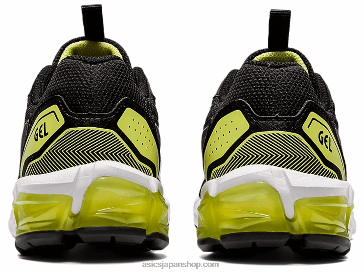 ゲル量子 90 3 就学前 L20V4526Asics ブラック/ピュアシルバー
