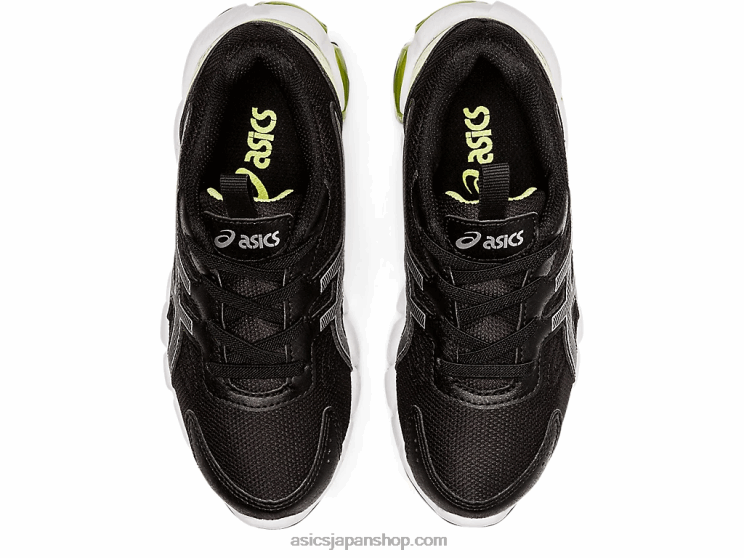 ゲル量子 90 3 就学前 L20V4526Asics ブラック/ピュアシルバー