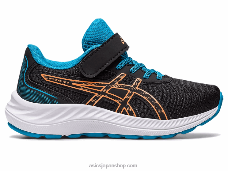 プレエキサイト9 プリスクール L20V4280Asics ブラック/サンピーチ