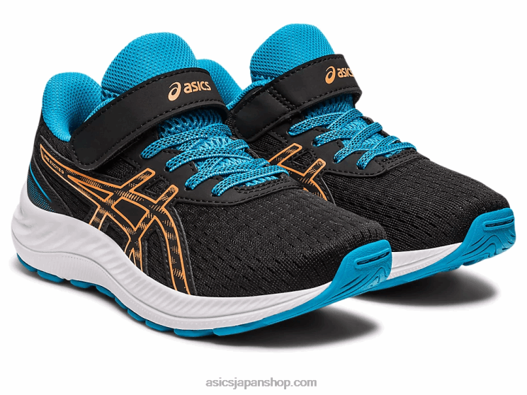 プレエキサイト9 プリスクール L20V4280Asics ブラック/サンピーチ