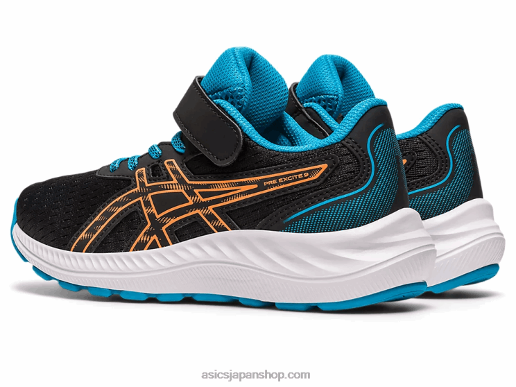 プレエキサイト9 プリスクール L20V4280Asics ブラック/サンピーチ