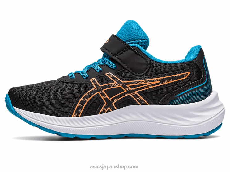 プレエキサイト9 プリスクール L20V4280Asics ブラック/サンピーチ