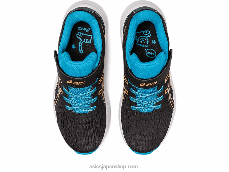 プレエキサイト9 プリスクール L20V4280Asics ブラック/サンピーチ