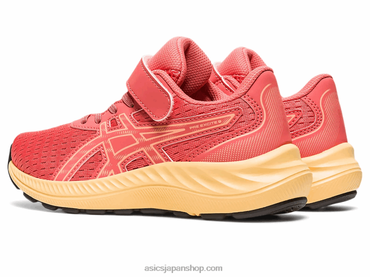 プレエキサイト9 プリスクール L20V4284Asics パパイヤ/夏の砂丘