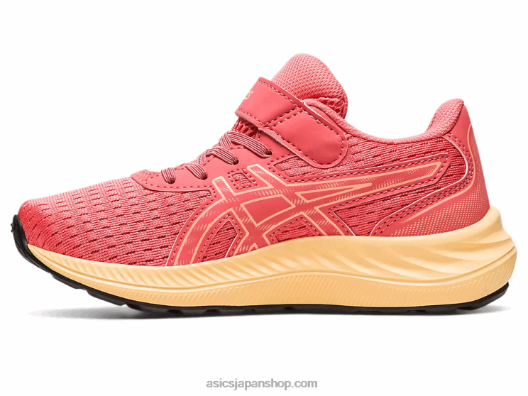 プレエキサイト9 プリスクール L20V4284Asics パパイヤ/夏の砂丘