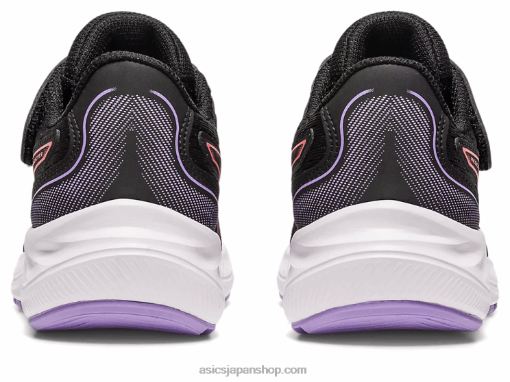 プレエキサイト9 プリスクール L20V4289Asics ブラック/パパイヤ