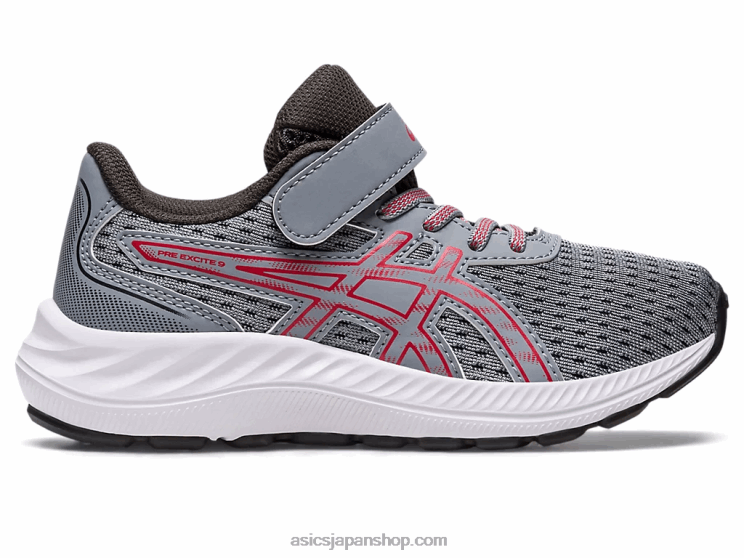 プレエキサイト9 プリスクール L20V4298Asics シートロック/エレクトリックレッド