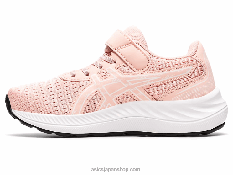 プレエキサイト9 プリスクール L20V4342Asics つや消しローズ/ホワイト