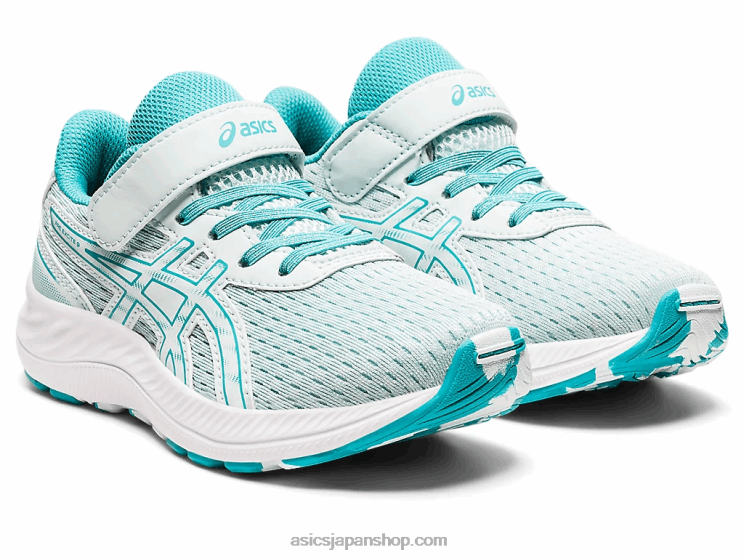 プレエキサイト9 プリスクール L20V4419Asics 癒しの海/シーグラス
