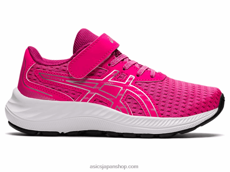 プレエキサイト9 プリスクール L20V4461Asics ピンクグロ/ピュアシルバー