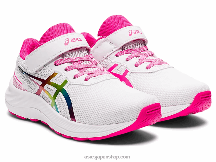 プレエキサイト9 プリスクール L20V4465Asics ホワイト/ピンクグロ