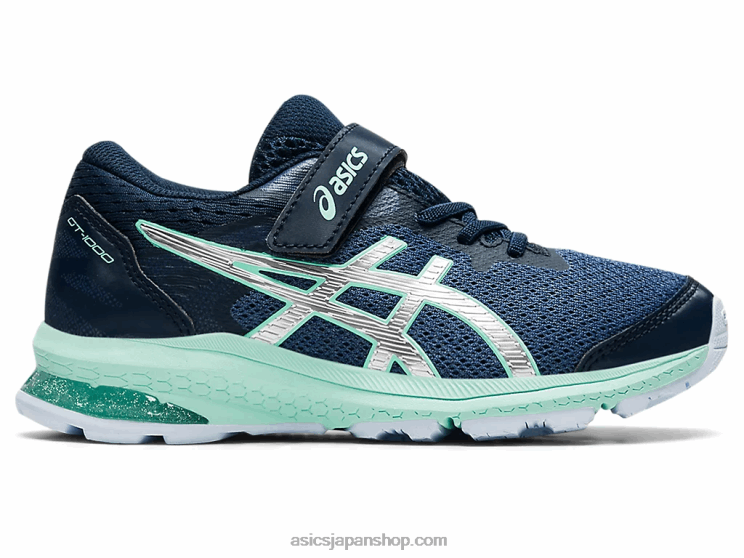 GT-1000 10 プリスクール L20V4506Asics サンダーブルー/ピュアシルバー