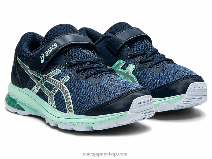 GT-1000 10 プリスクール L20V4506Asics サンダーブルー/ピュアシルバー