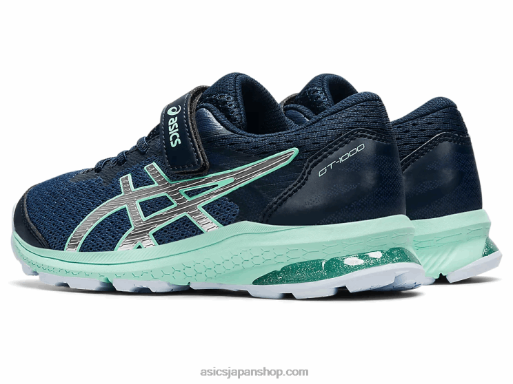 GT-1000 10 プリスクール L20V4506Asics サンダーブルー/ピュアシルバー