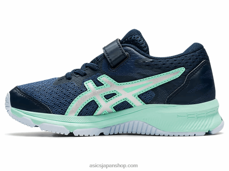 GT-1000 10 プリスクール L20V4506Asics サンダーブルー/ピュアシルバー