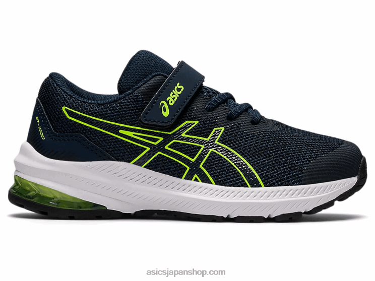 GT-1000 11 プリスクール L20V4457Asics フレンチブルー/ハザードグリーン