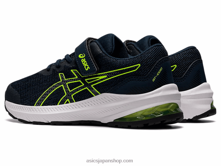 GT-1000 11 プリスクール L20V4457Asics フレンチブルー/ハザードグリーン