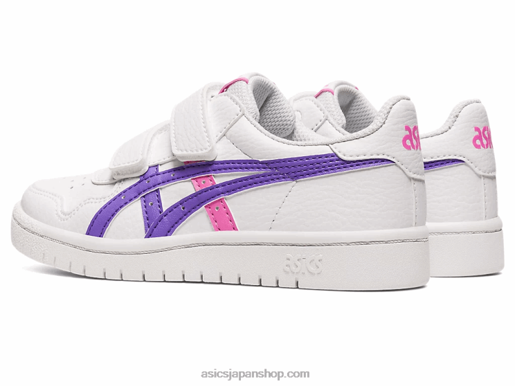 日本のプリスクール L20V4323Asics ホワイト/アメジスト