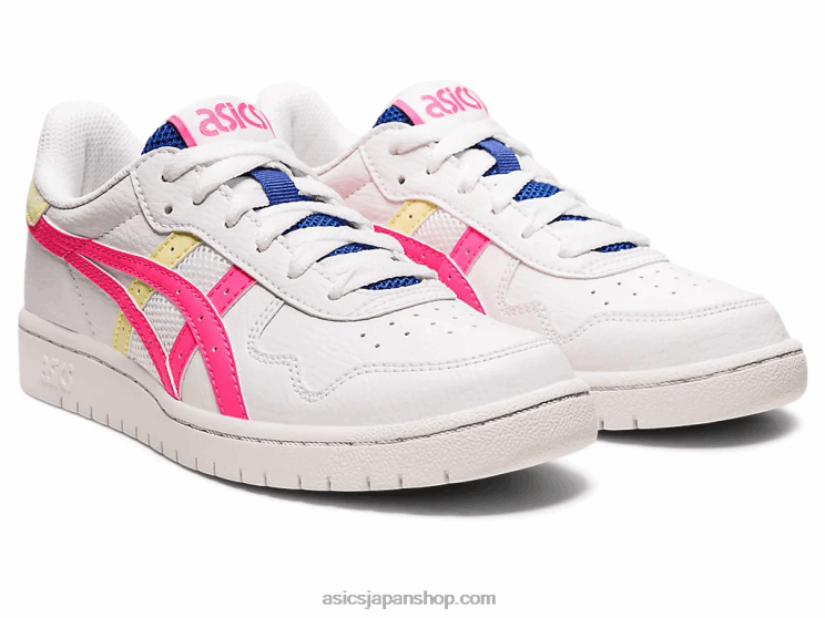 日本の小学校 L20V4415Asics ホワイト/ホットピンク