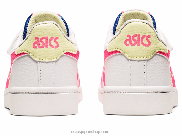 日本のプリスクール L20V4418Asics ホワイト/ホットピンク