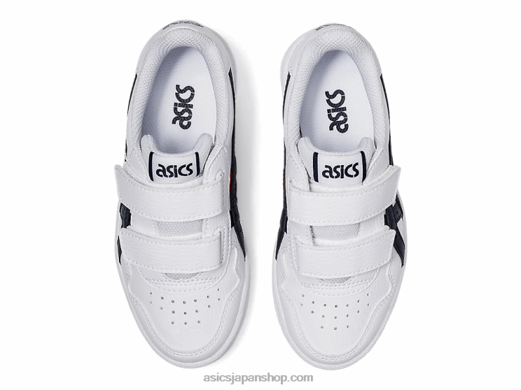 日本のプリスクール L20V4559Asics ホワイト/クラシックレッド