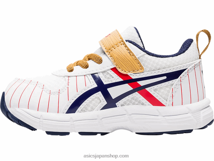 コンテント6幼児サイズ L20V4555Asics ホワイト/ピーコート