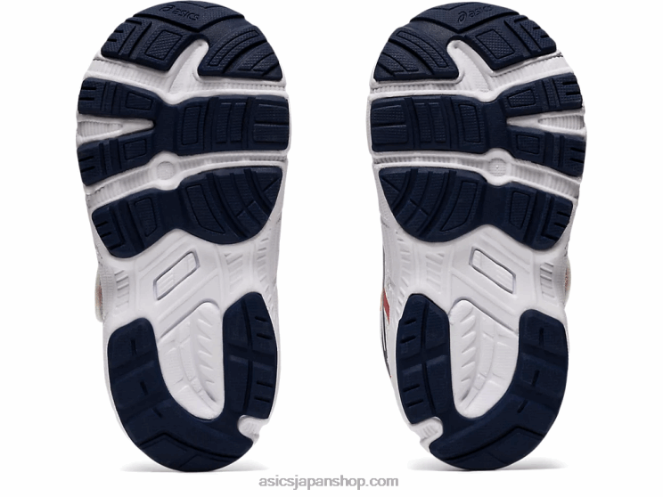 コンテント6幼児サイズ L20V4555Asics ホワイト/ピーコート