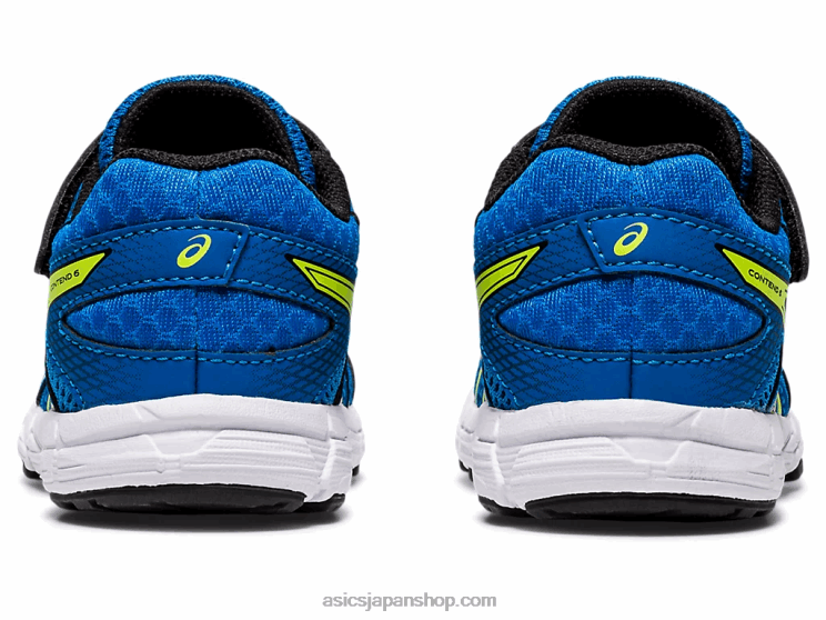 コンテント6幼児サイズ L20V4562Asics ディレクトワールブルー/ライムゼスト