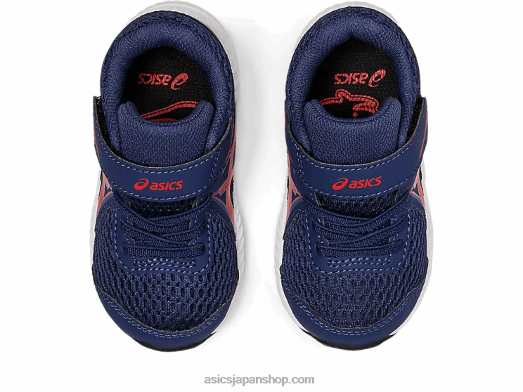 コンテント 7 幼児サイズ L20V4390Asics ディープオーシャン/クラシックレッド