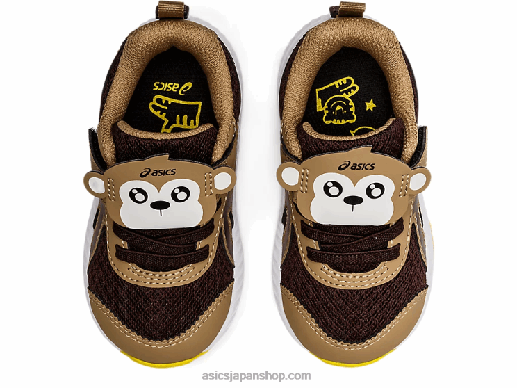 コンテント 7 幼児サイズ L20V4483Asics コーヒー/コーヒー