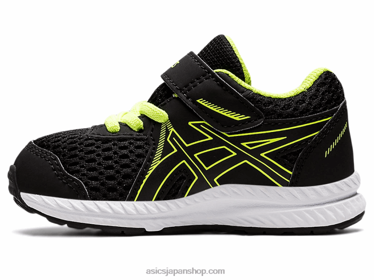 コンテント 7 幼児サイズ L20V4485Asics ブラック/ハザードグリーン