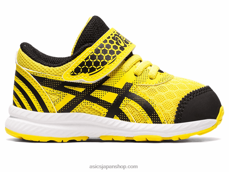 8 幼児サイズの校庭を争う L20V4406Asics 鮮やかなイエロー/ブラック