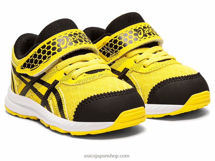 8 幼児サイズの校庭を争う L20V4406Asics 鮮やかなイエロー/ブラック